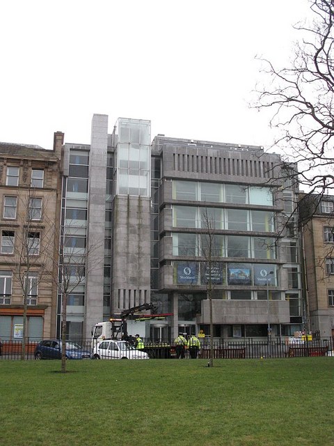 The Edinburgh branch building of Bank of Credit and Commerce International (BCCI) on St Andrew's Square