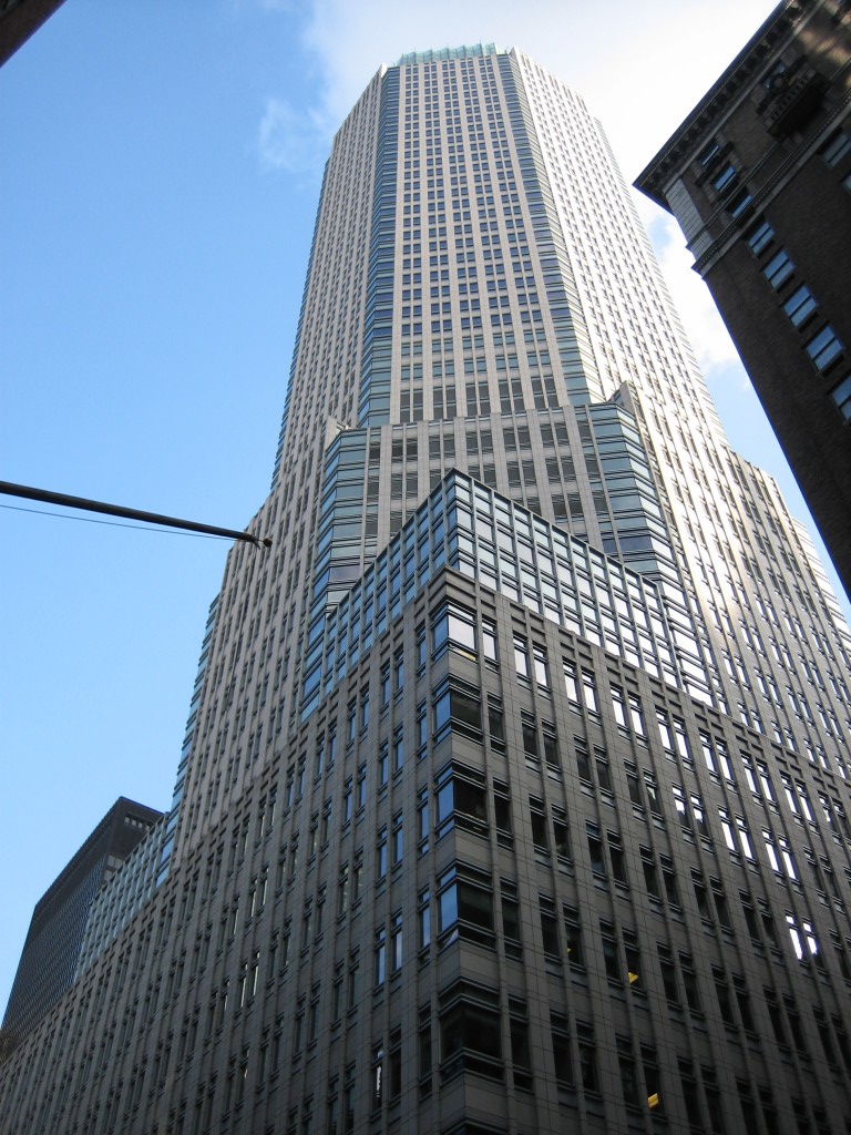 Bear Stearns headquarters tower at 383 Madison Avenue, New York