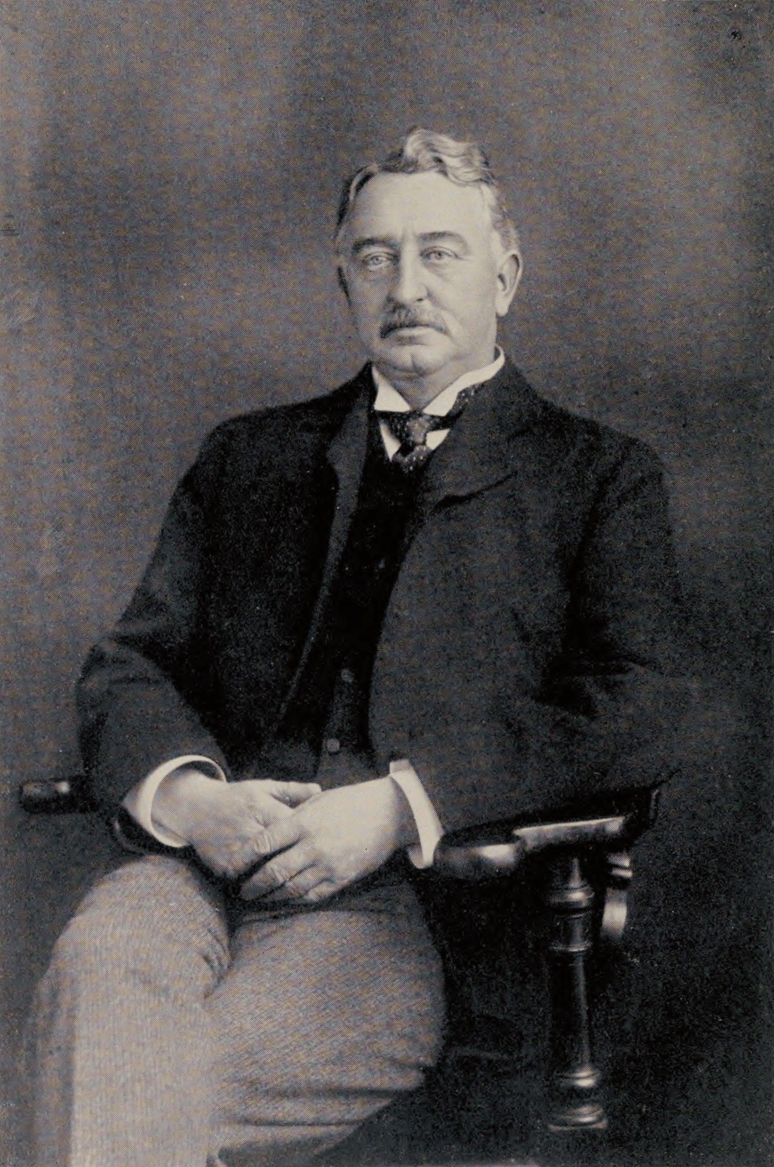 Portrait photograph of Cecil John Rhodes, founder of the British South Africa Company