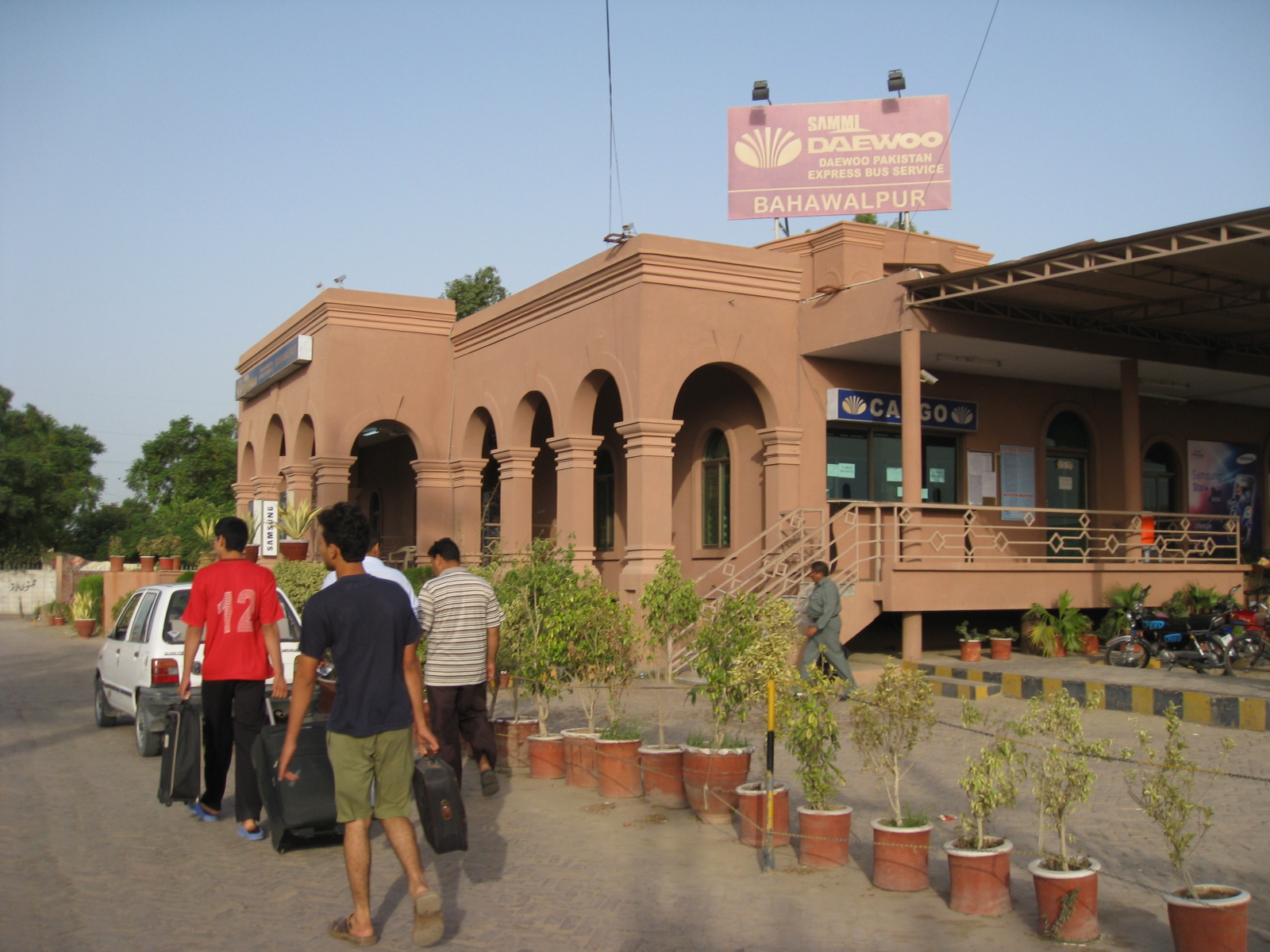 Daewoo Express bus terminal in Bahawalpur, Pakistan