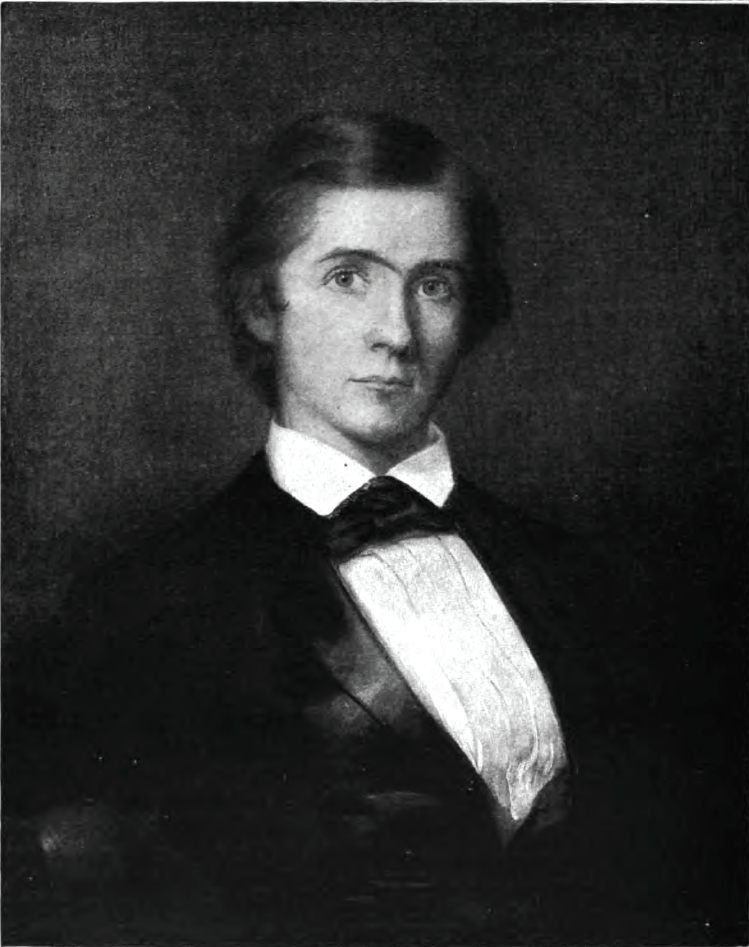 Portrait engraving of Jay Cooke, c.1844