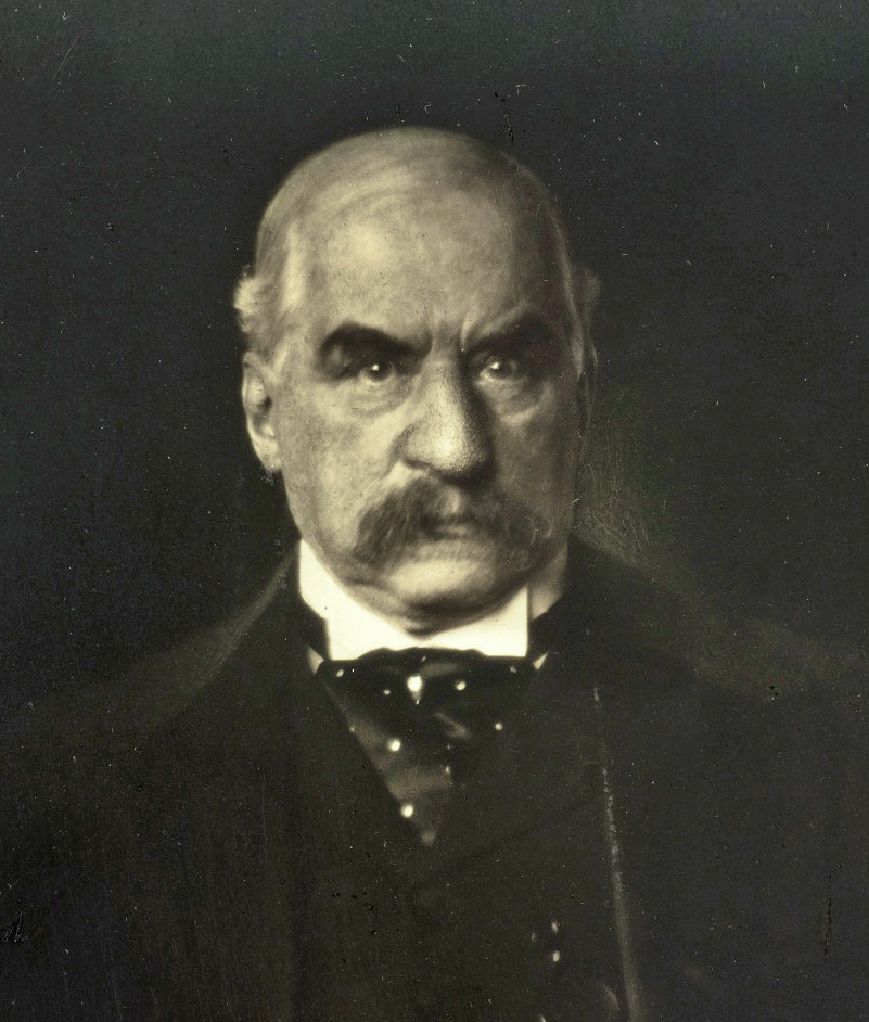 J. P. Morgan, the New York banker who organized the rescue during the Panic of 1907
