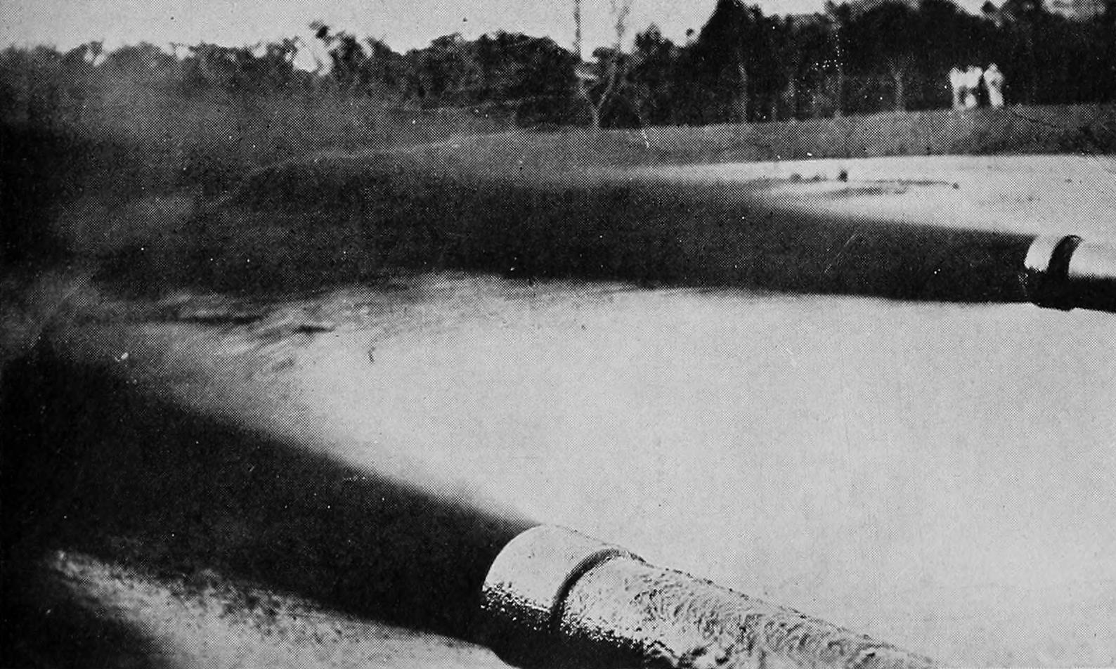 Oil gusher at Tampico in the Mexican oil fields, c. 1918