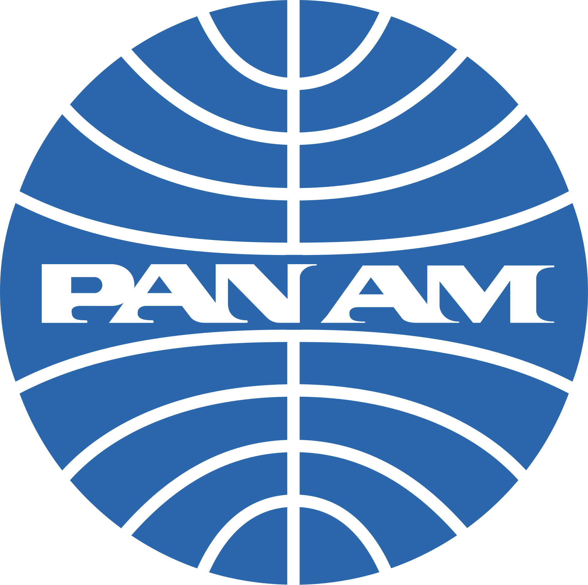 The Pan Am globe logo
