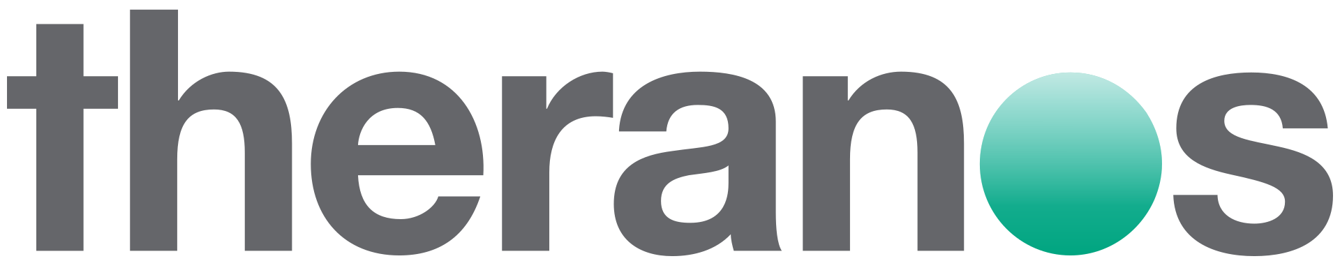 The Theranos logo; the blood-testing startup collapsed amid fraud charges in 2018.