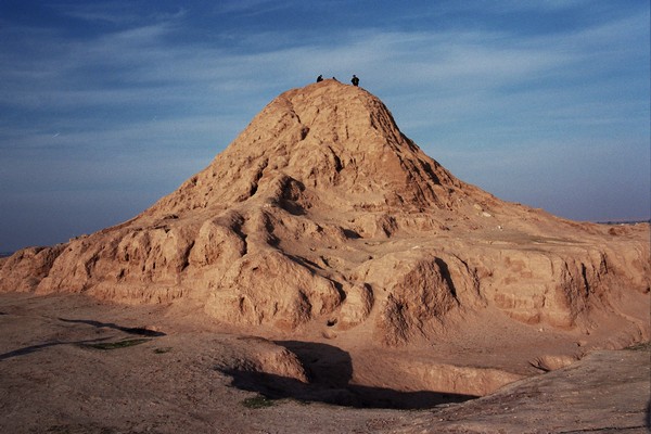 Ruins of the ziggurat at the ancient Assyrian capital Assur