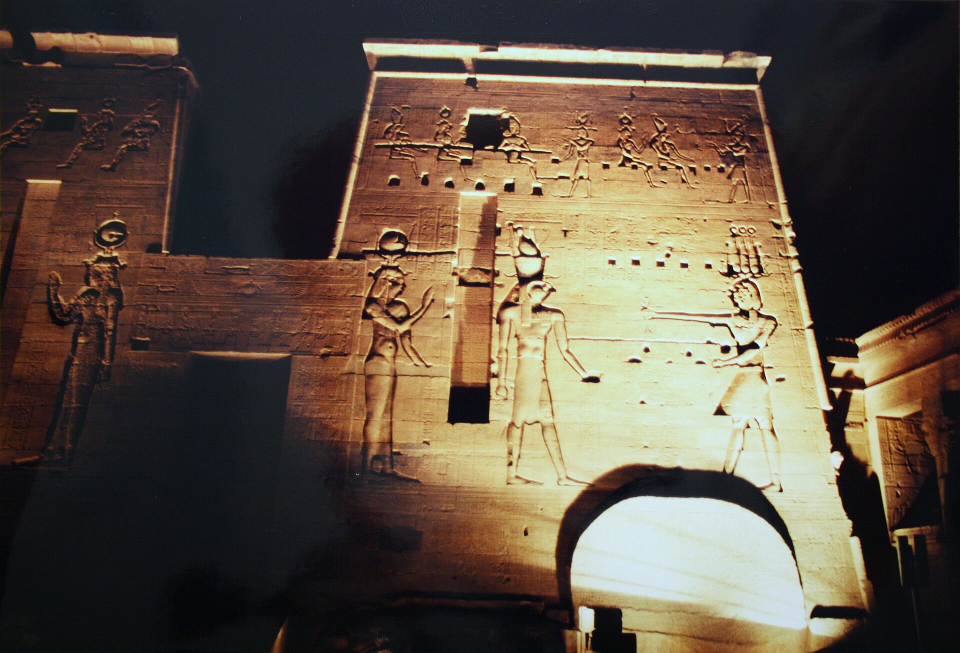 The temple of Isis at Philae near Aswan, Egypt — her last functioning major temple, closed under Justinian c. 537 CE