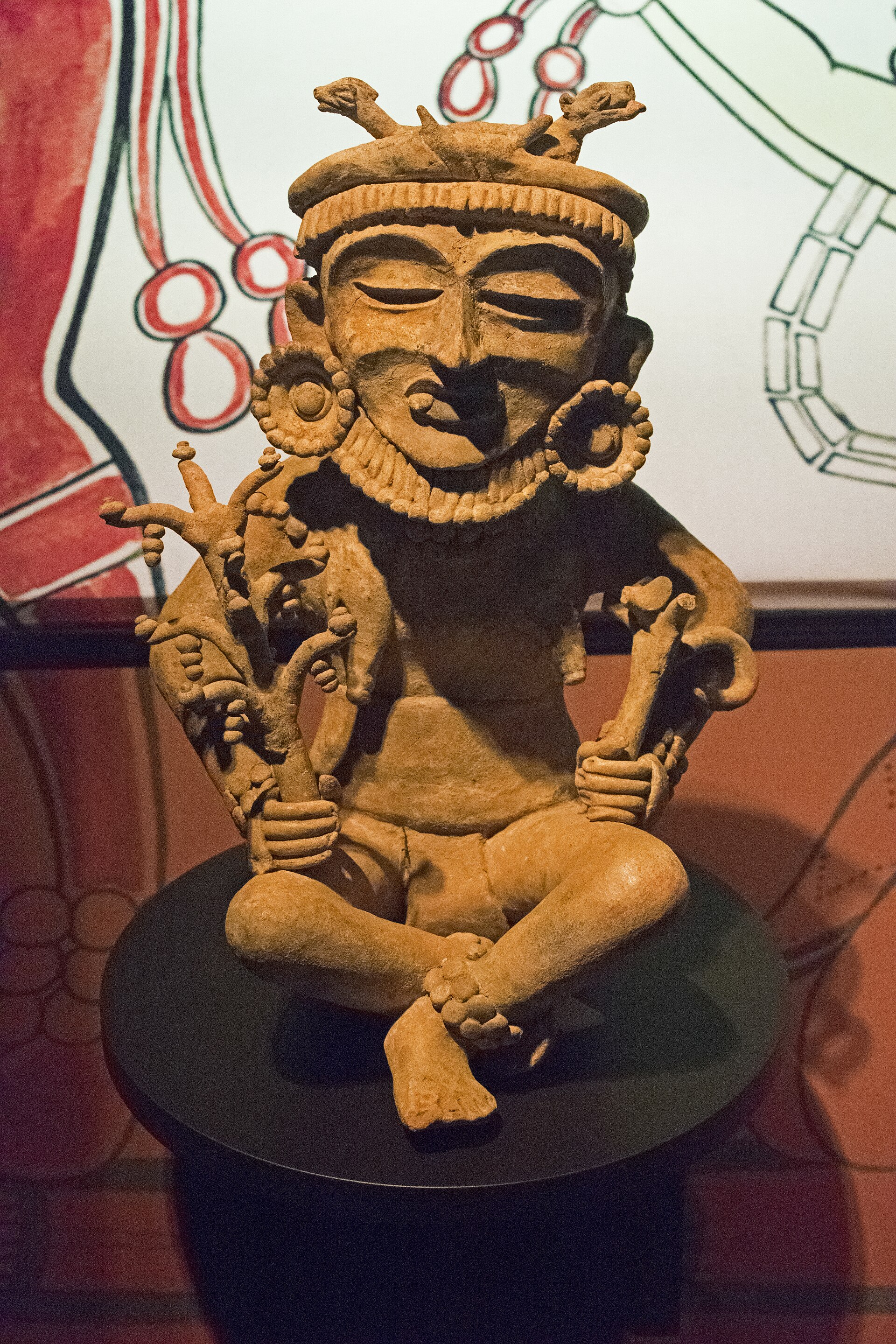 Classic-period Maya ceramic figure of the goddess Ix Chel