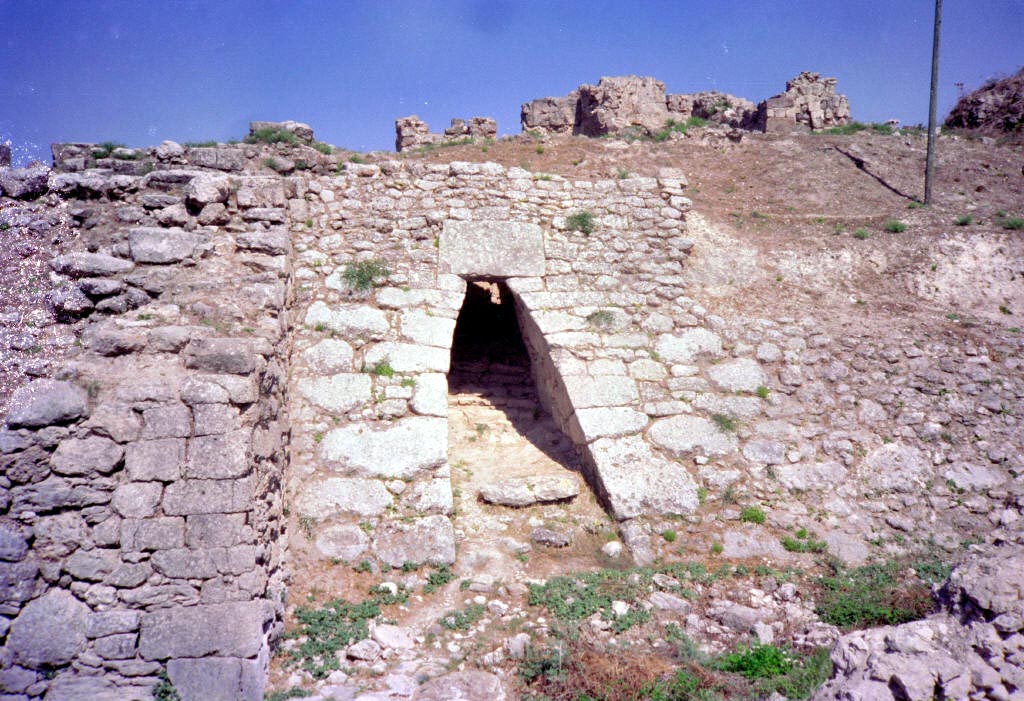 Entrance to the archaeological site of Ugarit (Ras Shamra), north of Latakia, Syria