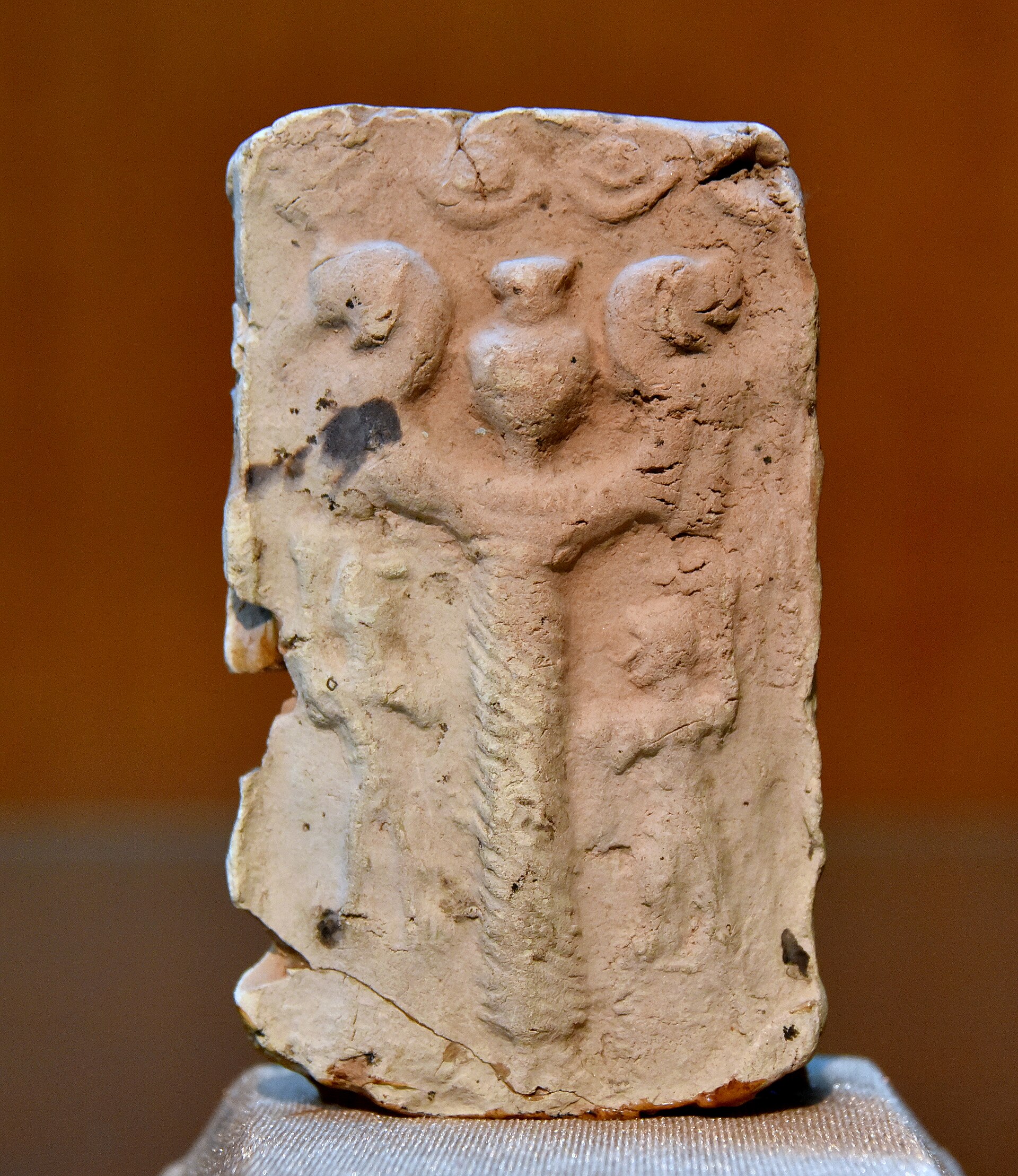 Old-Babylonian fired clay plaque bearing the symbol of Nergal, from Nippur, Iraq