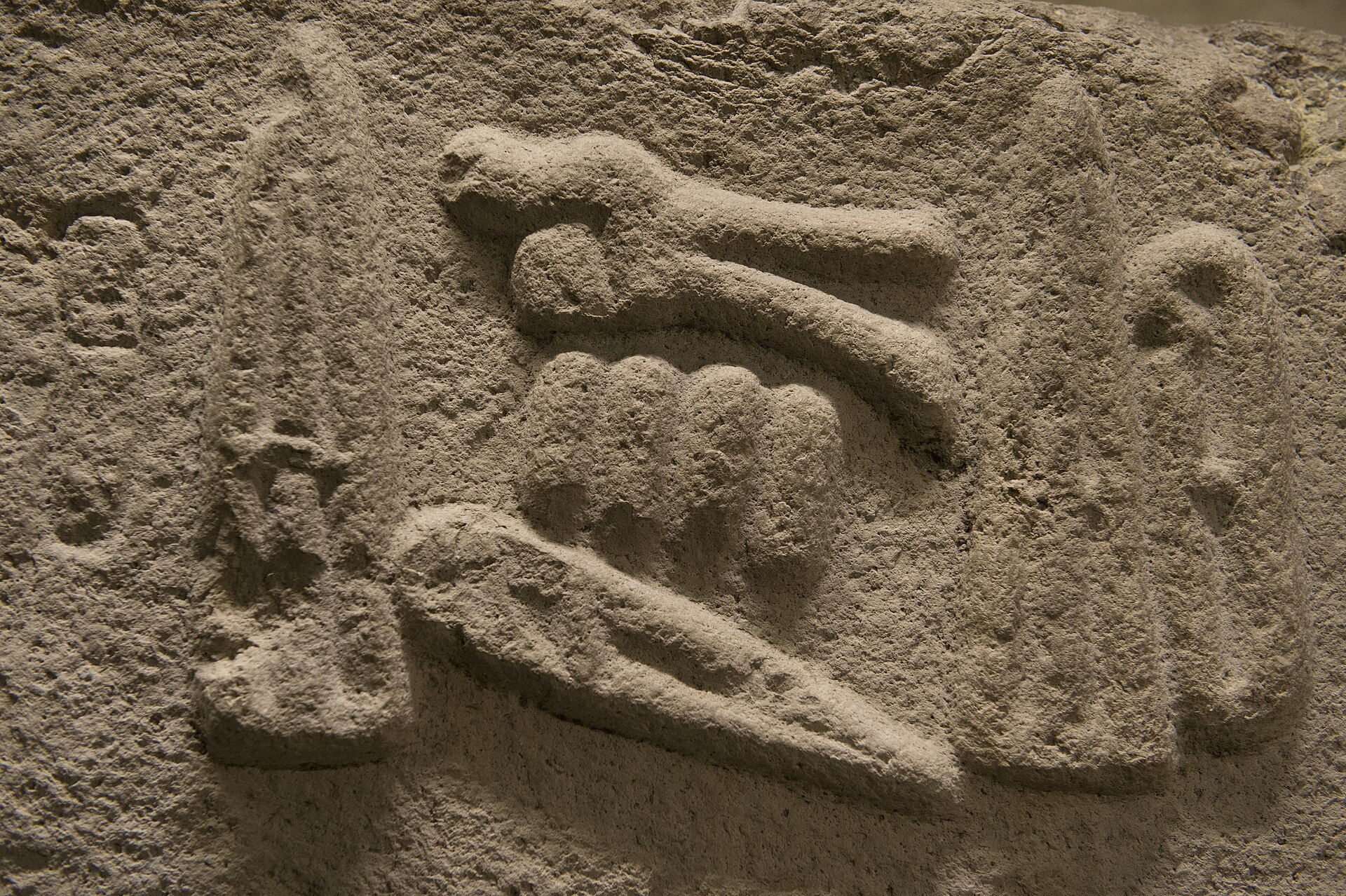 Basalt relief from Aslantepe showing a king pouring a libation to the Luwian storm god Tarhunz in two poses, Museum of Anatolian Civilizations, Ankara.