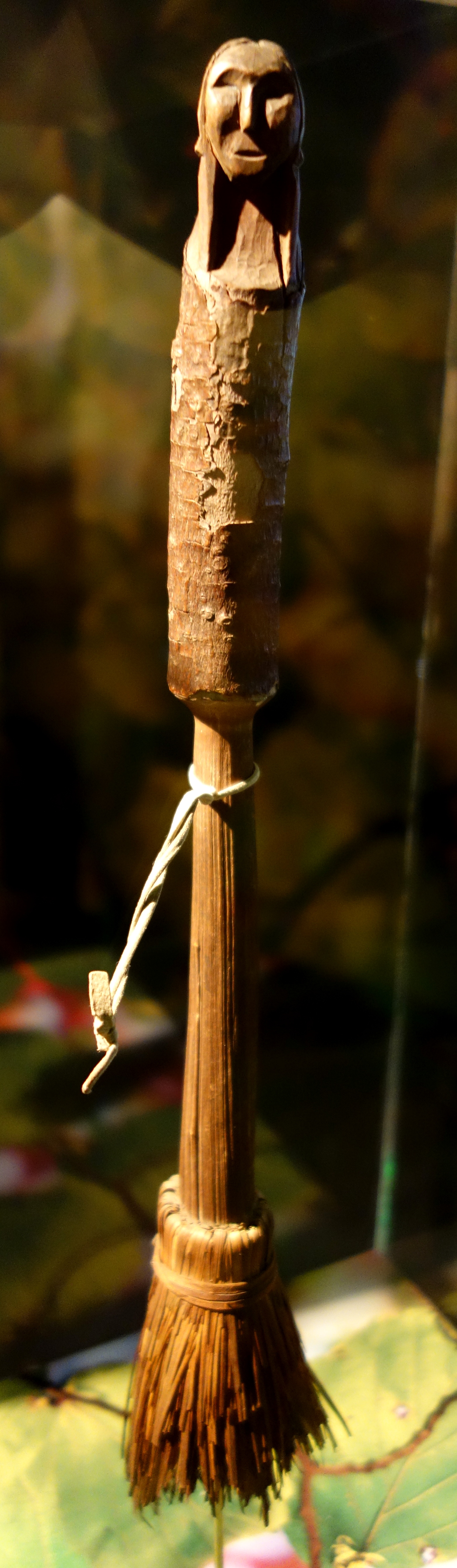 Witch hazel broom made by the Mohegan tribe, Connecticut Museum of Natural History