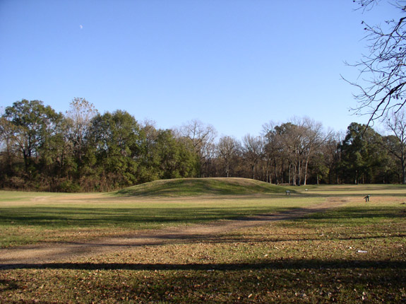 The main platform mound at the Grand Village of the Natchez, Mississippi