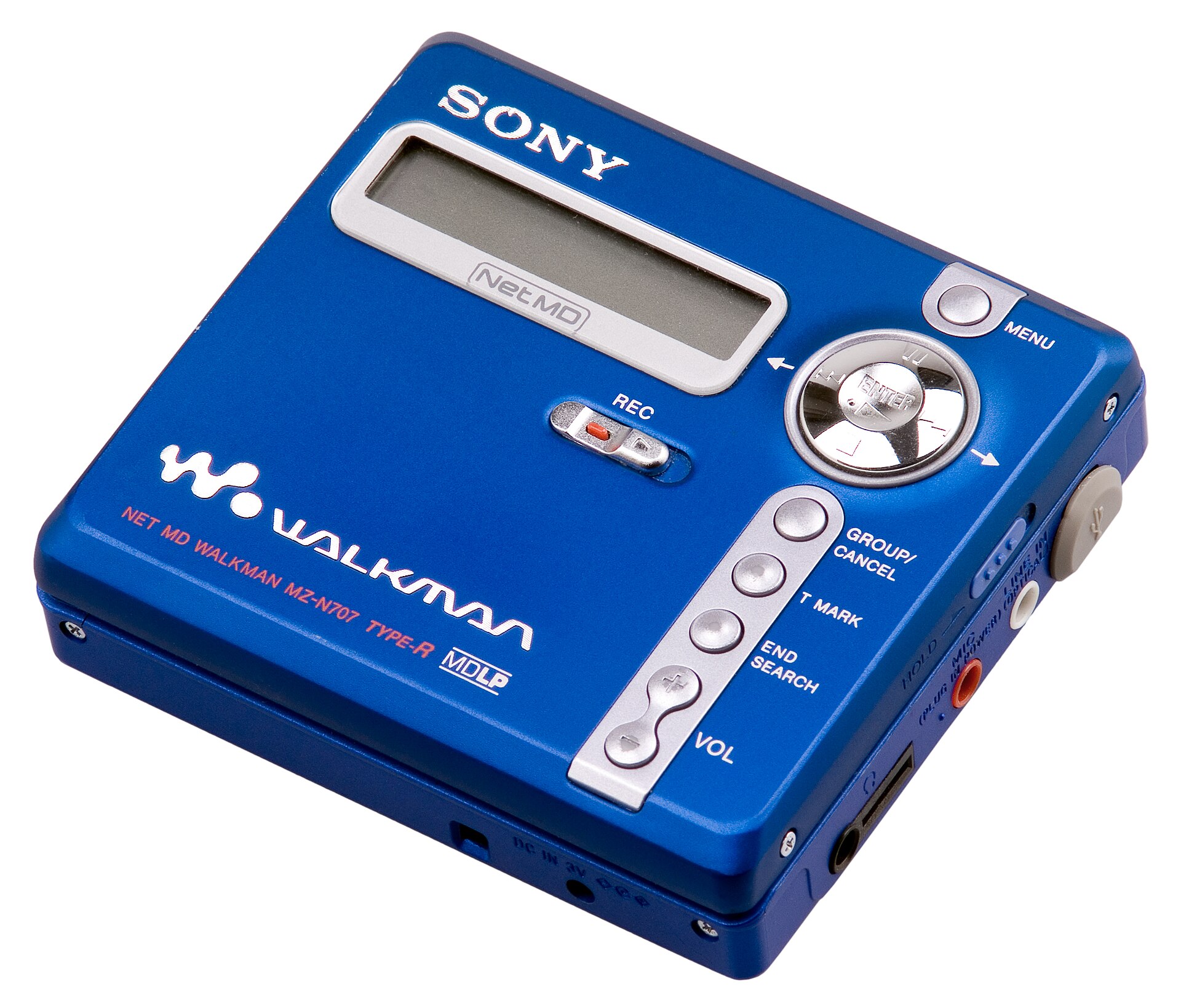 Sony MZ-N707 portable MiniDisc Walkman recorder
