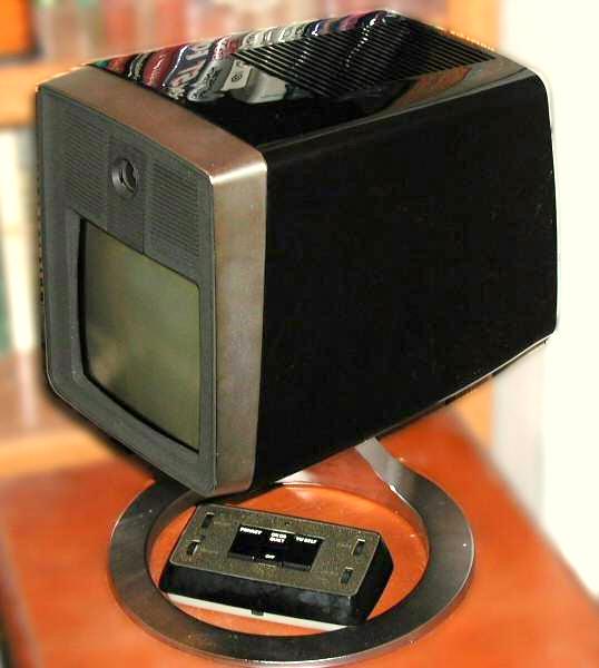 An AT&T Picturephone videophone unit of the 1970s, with screen, camera and handset.