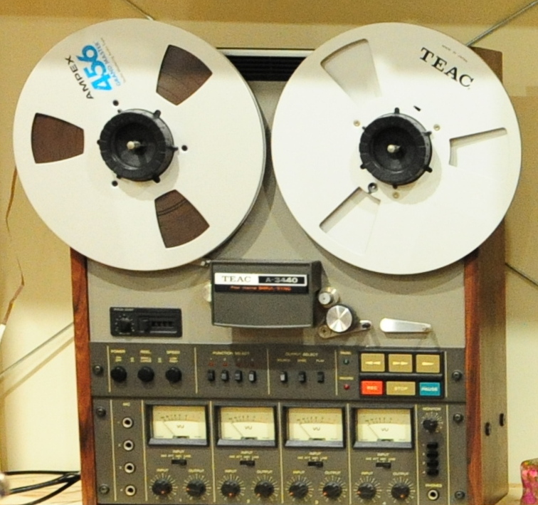 TEAC A-3440 4-track reel-to-reel audio tape recorder from the early 1980s