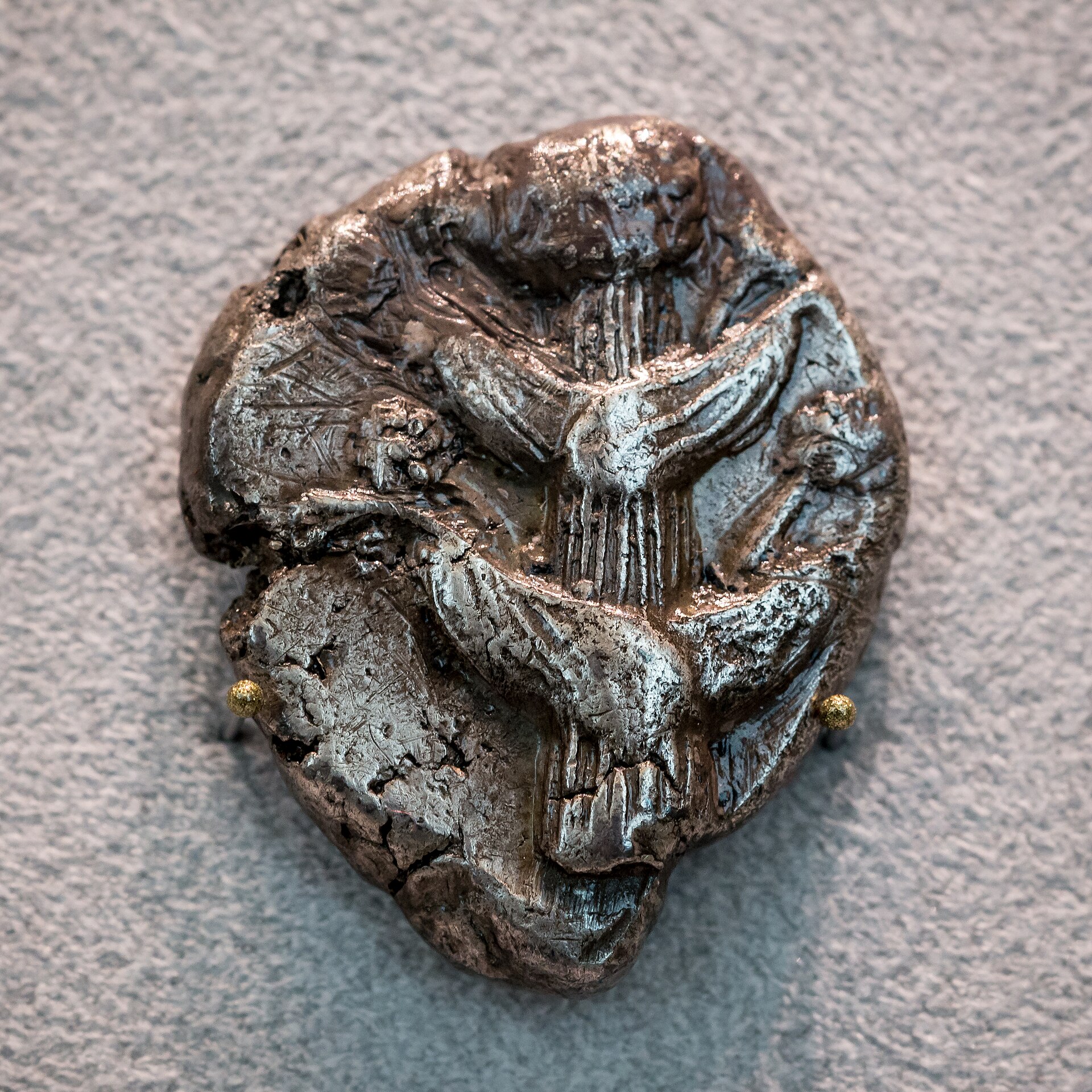 Ancient silver tetradrachm of Kyrene (480-460 BC) showing a silphium plant