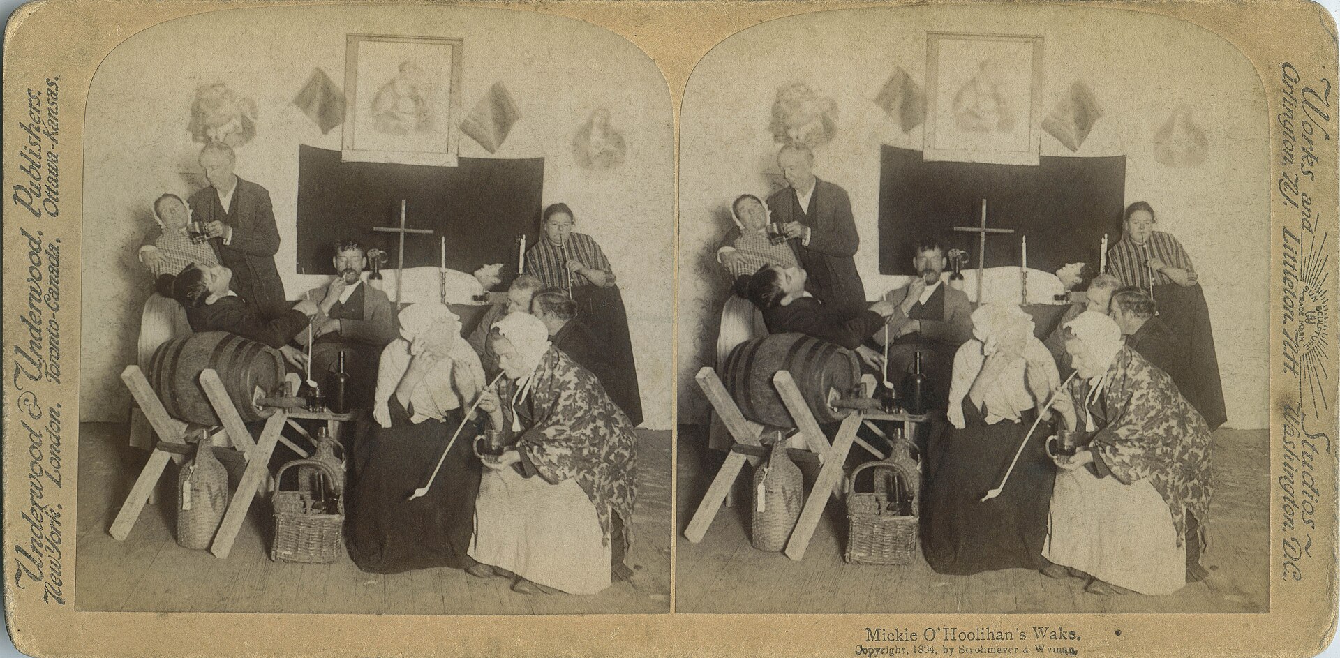 1894 stereograph card showing the twin side-by-side photos viewed through a stereoscope