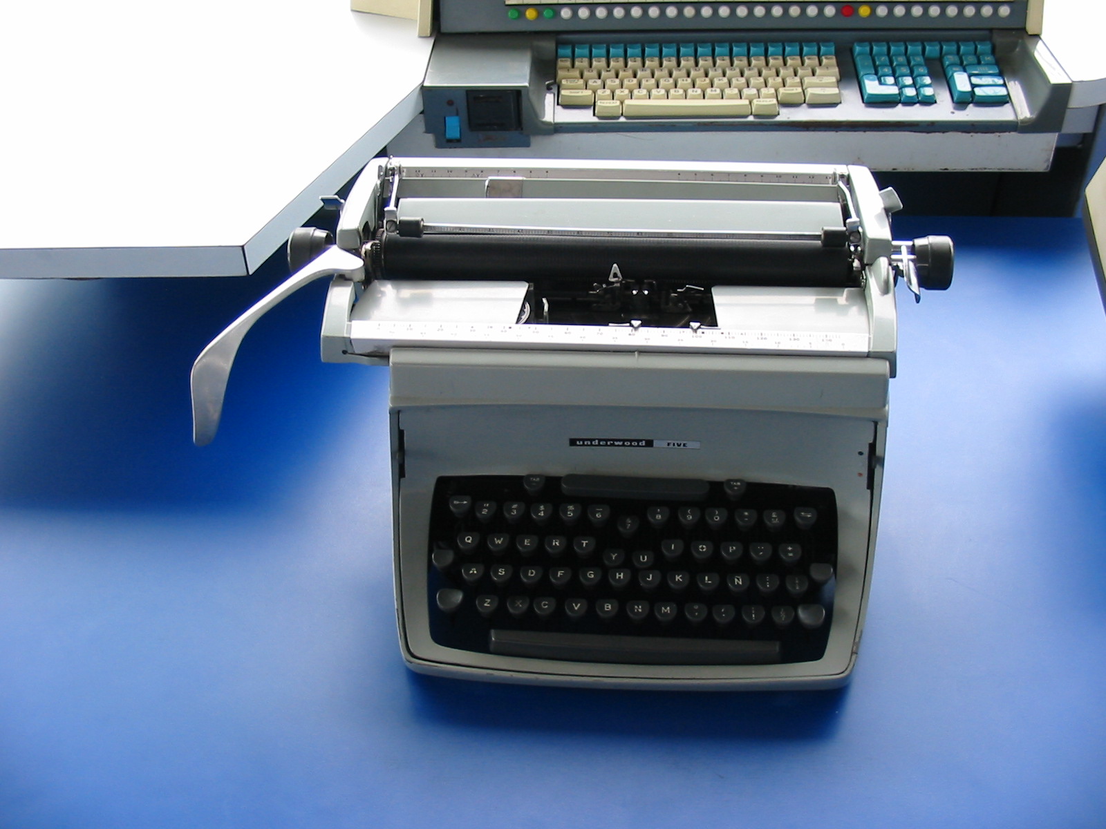 A classic Underwood No. 5 standard typewriter