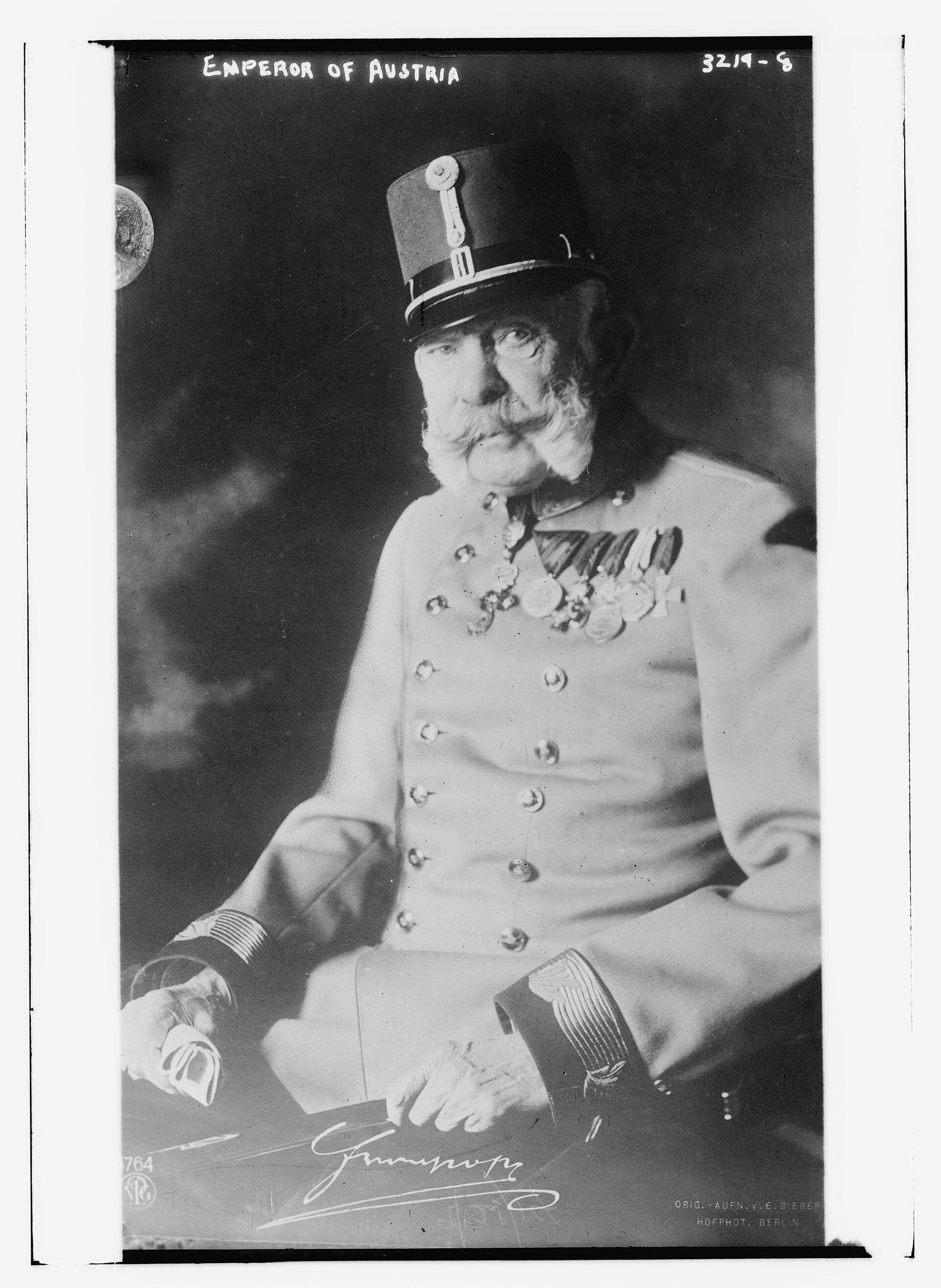 Photograph of Emperor Franz Joseph I of Austria, c. 1910