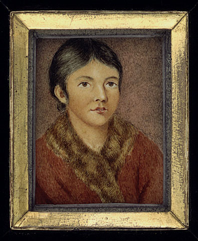 1819 portrait of Demasduit (Mary March), a Beothuk woman