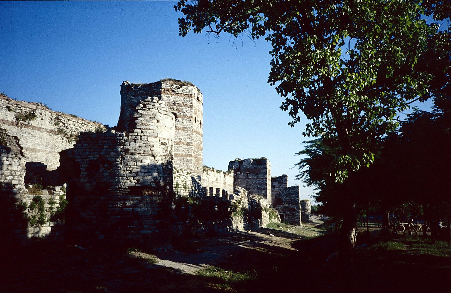 The Theodosian land walls of Constantinople, Istanbul
