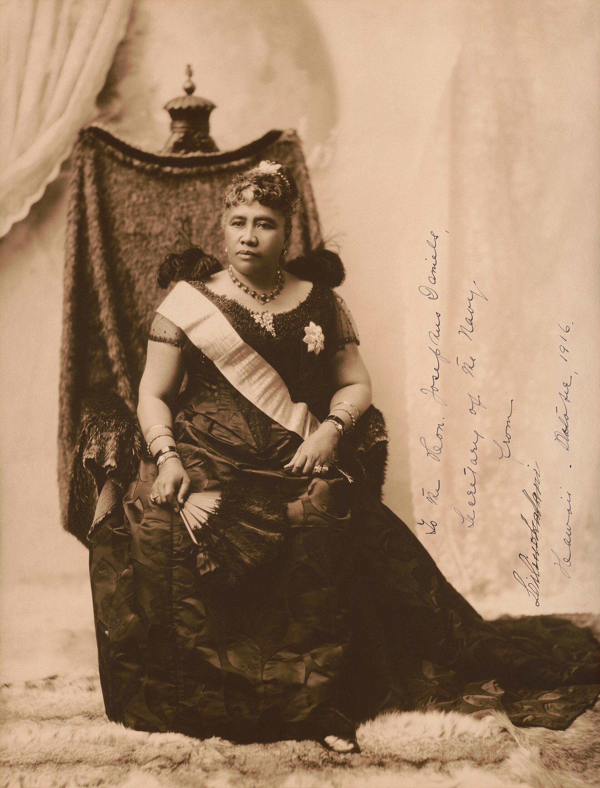 Queen Liliuokalani of Hawaii, photographed c. 1891