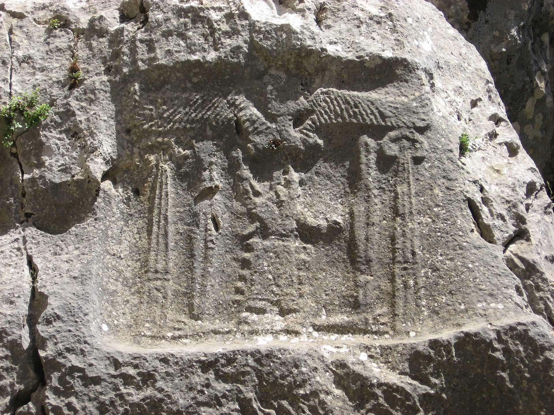 Hittite rock relief of King Tudhaliya IV at the Yazilikaya sanctuary, Hattusa