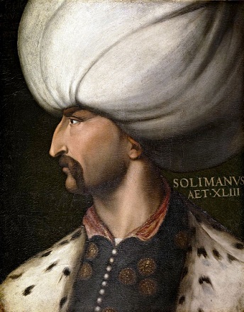 Renaissance portrait of Ottoman sultan Suleiman the Magnificent