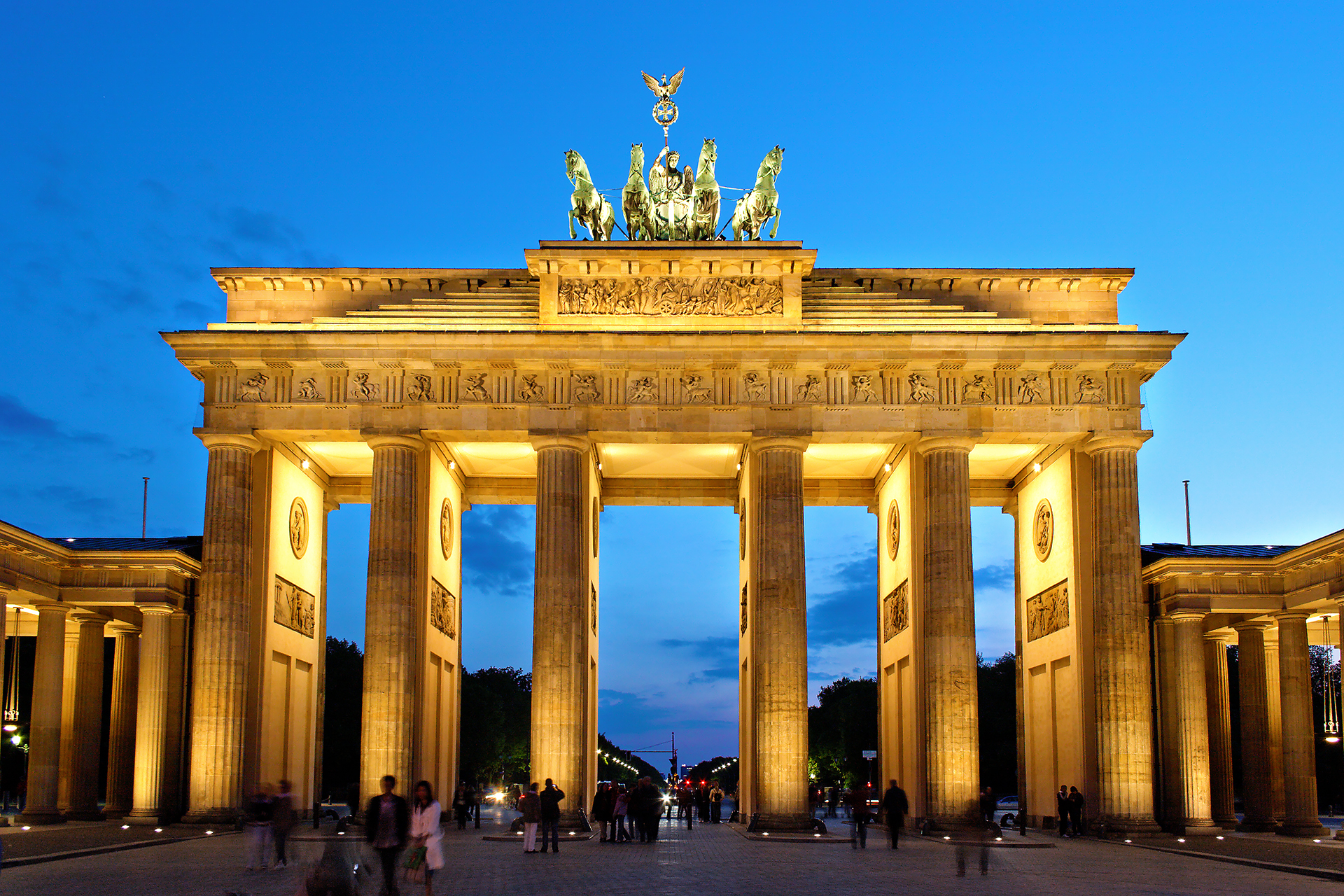 The Brandenburg Gate in Berlin, built under the Kingdom of Prussia