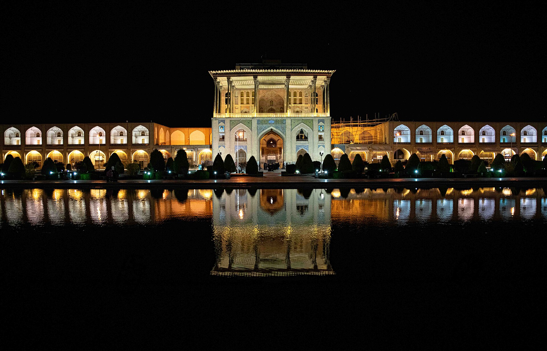 Naqsh-e Jahan Square in Isfahan, the central plaza laid out by Shah Abbas I after 1598, heart of the Safavid capital