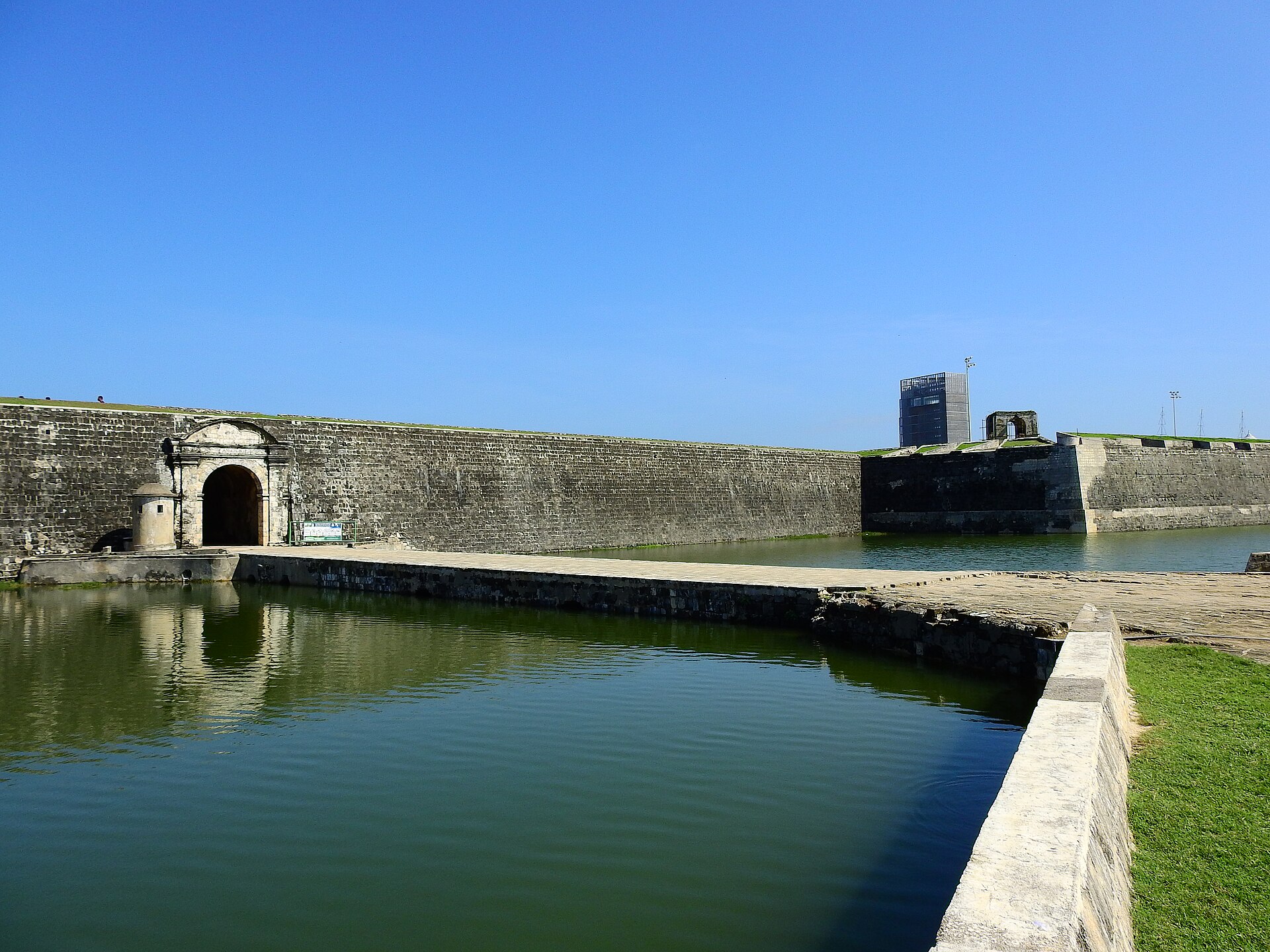The Dutch-built Jaffna Fort, a landmark of the Jaffna peninsula contested during the Sri Lankan civil war