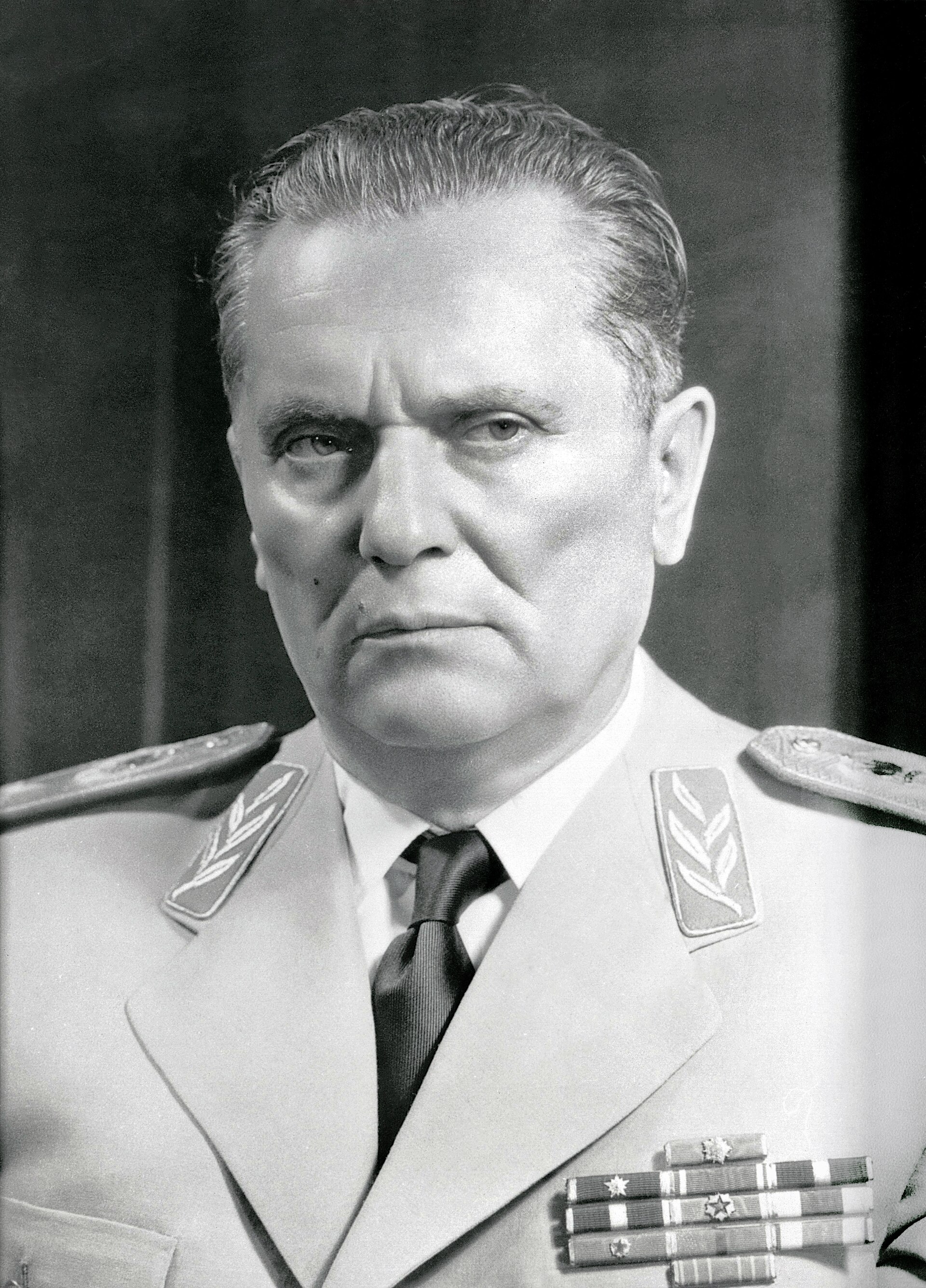 Josip Broz Tito, leader of socialist Yugoslavia, in uniform