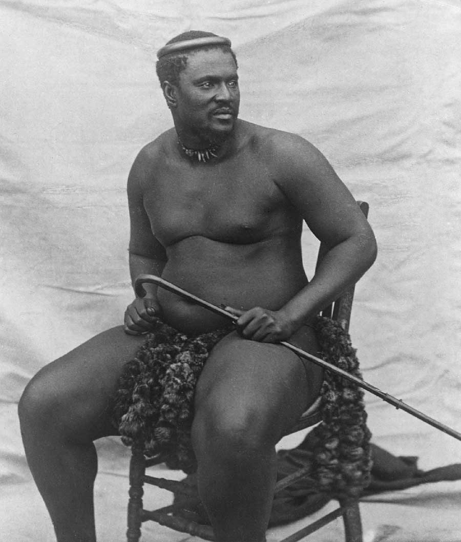 King Cetshwayo kaMpande of the Zulu Kingdom, c.1875